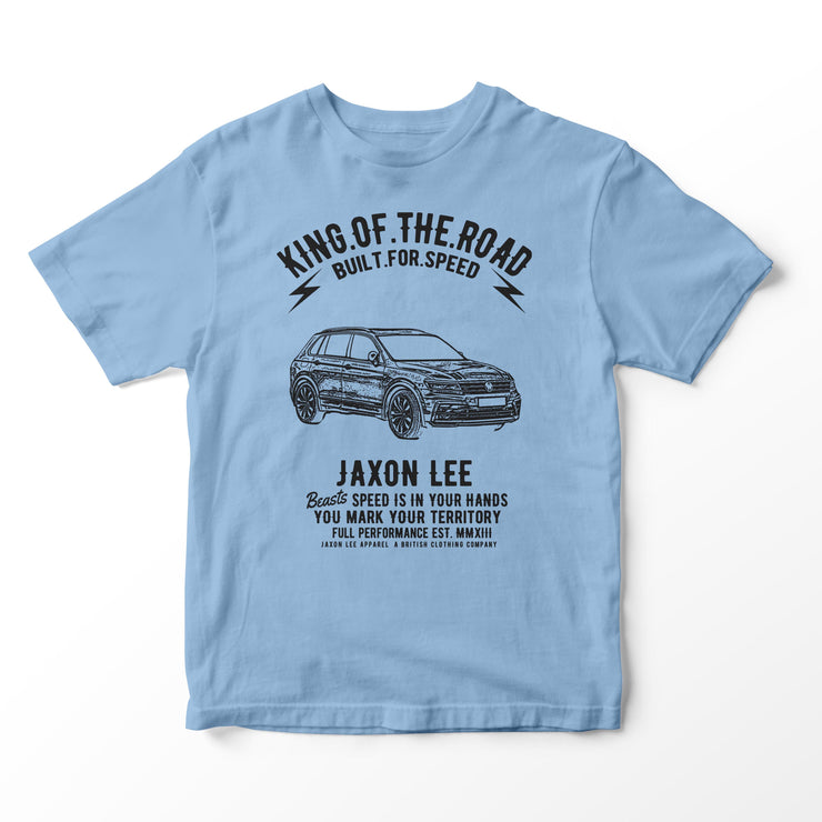 JL King Illustration for a Volkswagen Tiguan Motorcar fan T-shirt