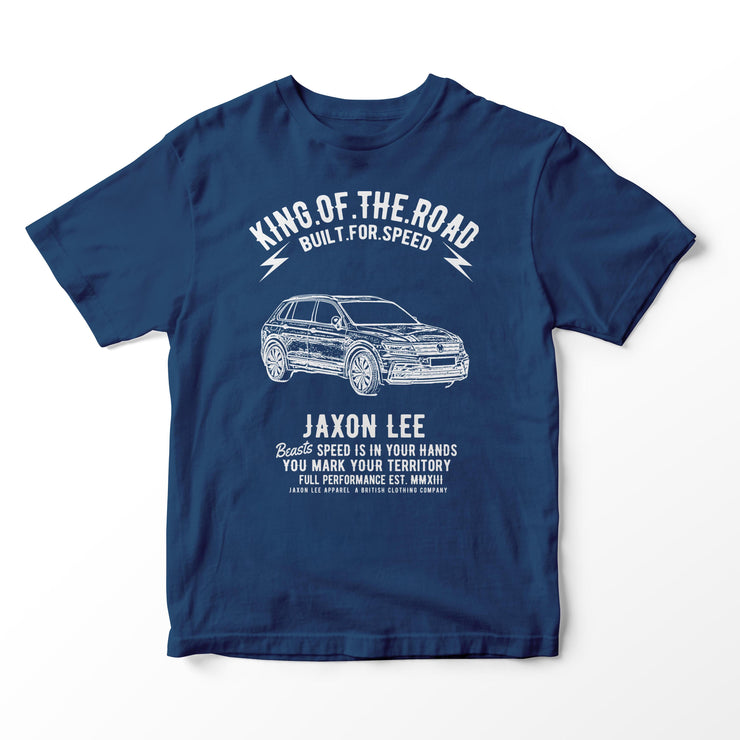 JL King Illustration for a Volkswagen Tiguan Motorcar fan T-shirt