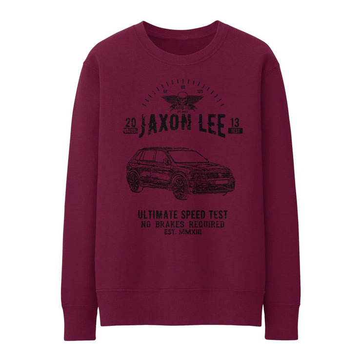 JL Speed Illustration for a Volkswagen Tiguan Motorcar fan Jumper