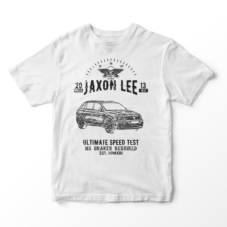 JL Speed Illustration for a Volkswagen Tiguan Motorcar fan T-shirt