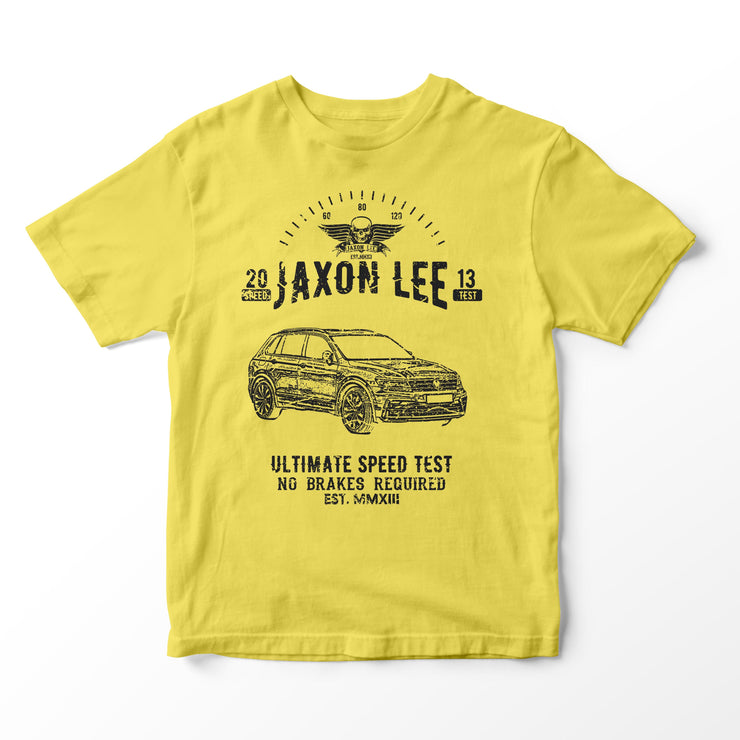 JL Speed Illustration for a Volkswagen Tiguan Motorcar fan T-shirt