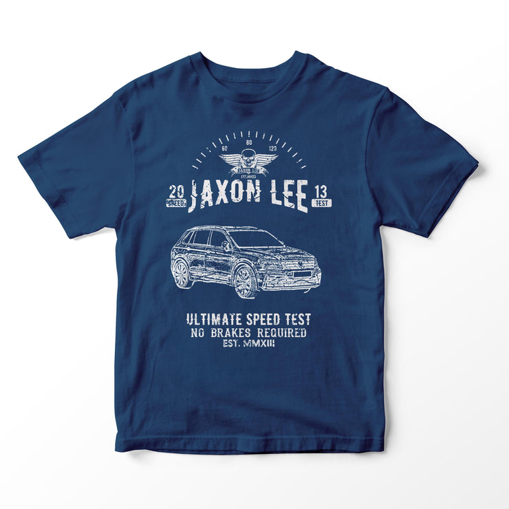 JL Speed Illustration for a Volkswagen Tiguan Motorcar fan T-shirt