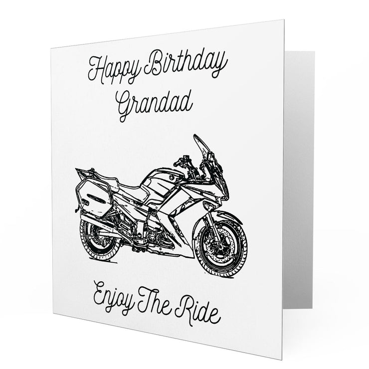 Jaxon Lee - Birthday Card for a Yamaha FJR1300 2012 Motorbike fan