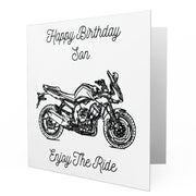 Jaxon Lee - Birthday Card for a Yamaha FZ1 2013 Motorbike fan