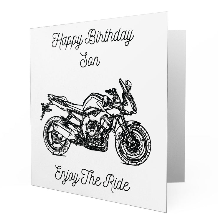 Jaxon Lee - Birthday Card for a Yamaha FZ1 2013 Motorbike fan