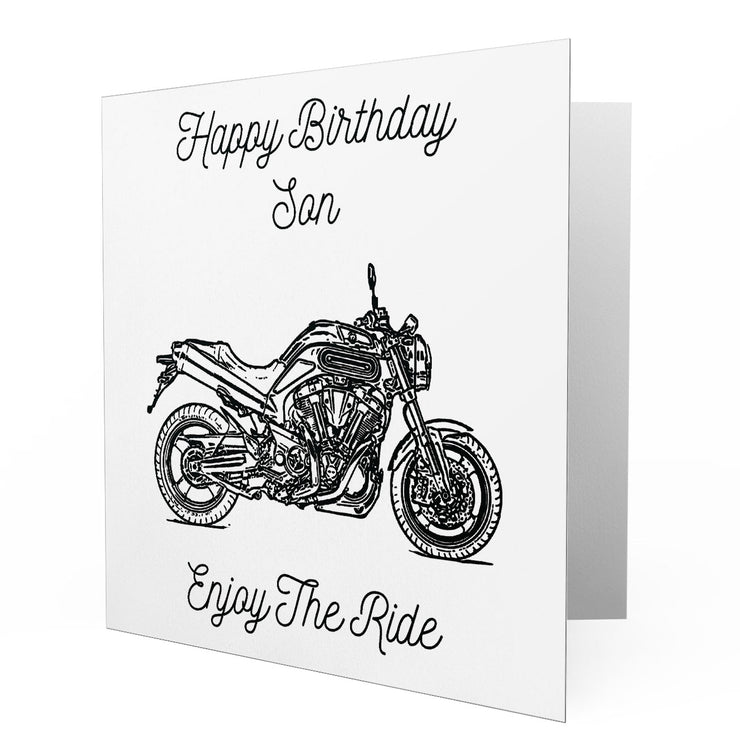 Jaxon Lee - Birthday Card for a Yamaha MT-01 Motorbike fan