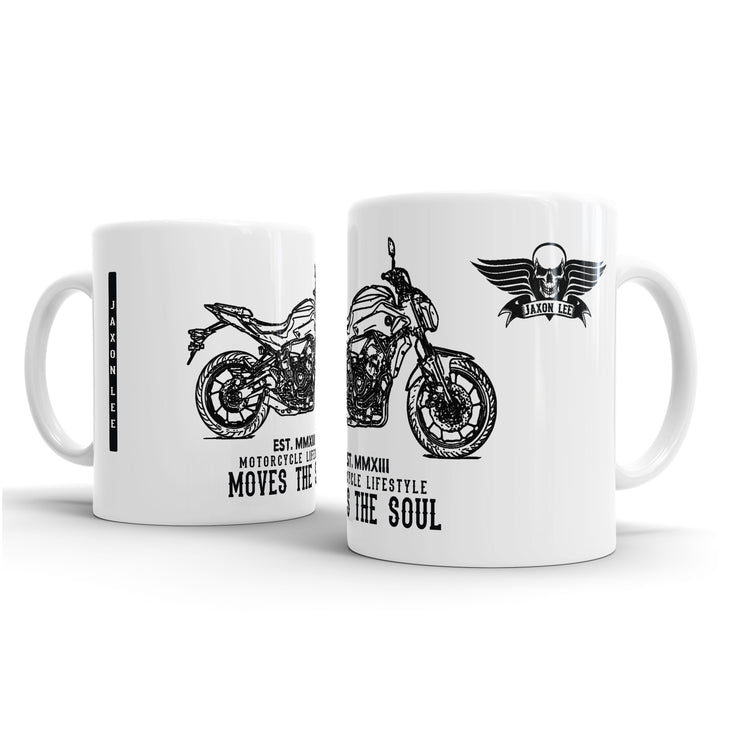 JL Illustration For A Yamaha MT07 Motornike Fan – Gift Mug