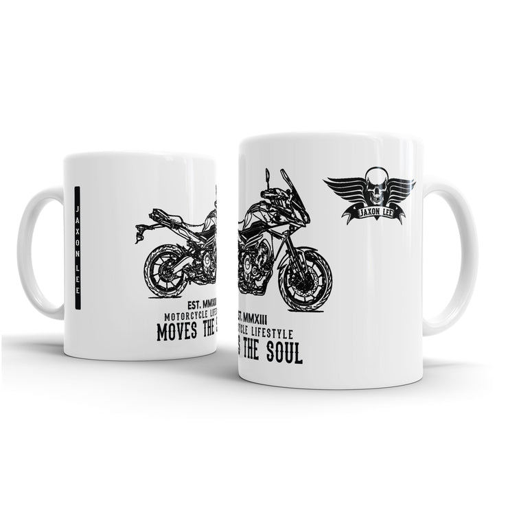 JL Illustration For A Yamaha MT09 Tracer Motorbike Fan – Gift Mug
