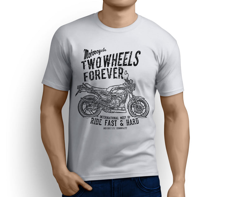 RH Illustration For A Yamaha RD 350 LC Motorbike Fan T-shirt - Jaxon lee
