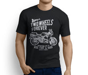 RH Illustration For A Yamaha RD500 YPVS LC Motorbike Fan T-shirt - Jaxon lee