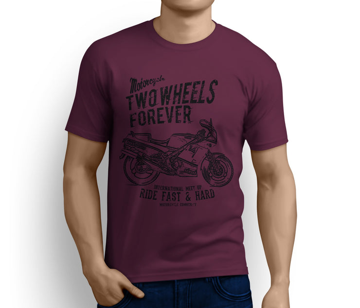 RH Illustration For A Yamaha RD500 YPVS LC Motorbike Fan T-shirt - Jaxon lee