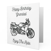 Jaxon Lee - Birthday Card for a Yamaha RD500 YPVS LC Motorbike fan
