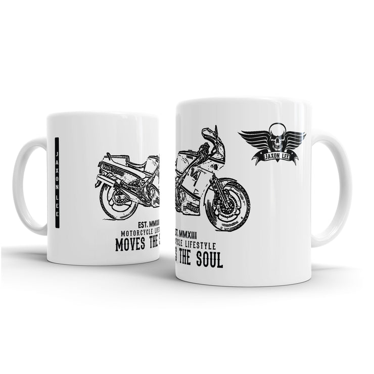 JL Illustration For A Yamaha RD500 YPVS LC Motorbike Fan – Gift Mug