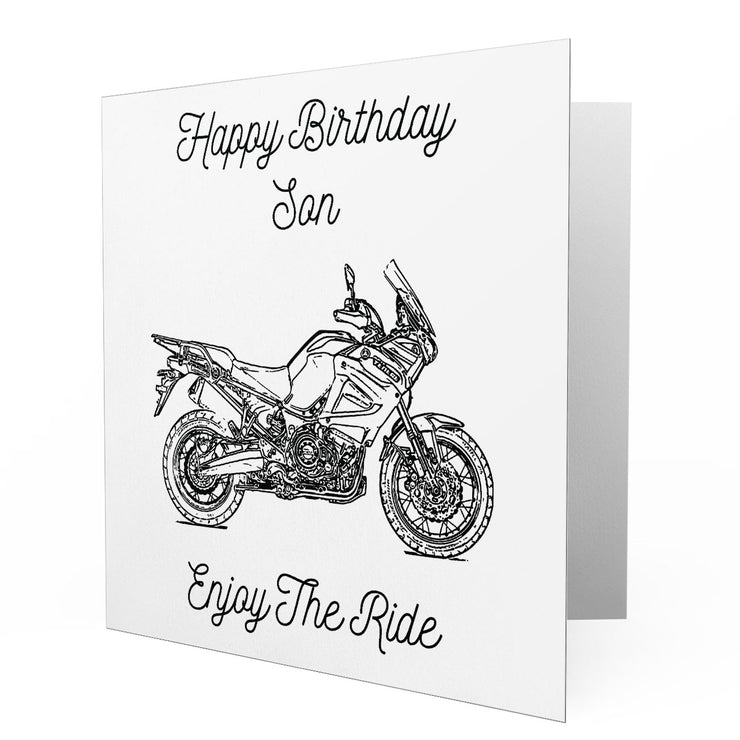 Jaxon Lee - Birthday Card for a Yamaha Super-Tenere 2017 Motorbike fan