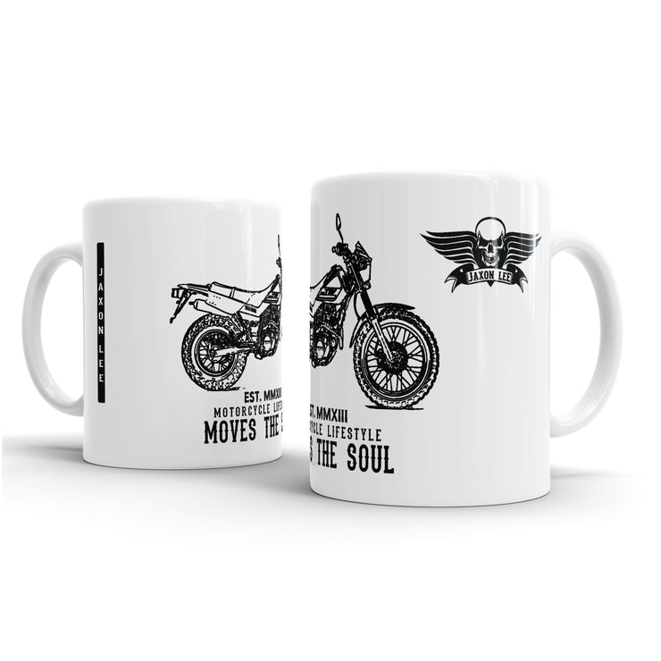 JL Illustration For A Yamaha TW200 Motorbike Fan – Gift Mug