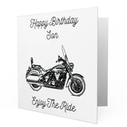 Jaxon Lee - Birthday Card for a Yamaha V-Star 1300 Tourer 2017 Motorbike fan