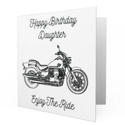 Jaxon Lee - Birthday Card for a Yamaha V-Star 650 Custom 2017 Motorbike fan