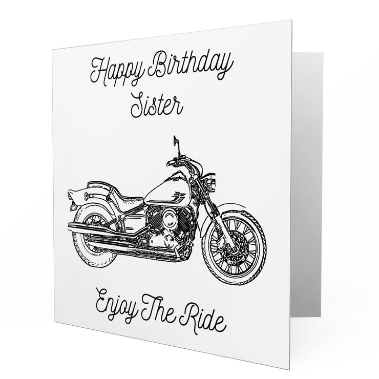 Jaxon Lee - Birthday Card for a Yamaha V-Star 650 Custom 2017 Motorbike fan