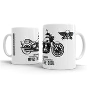 JL Illustration For A Yamaha V-Star 650-Custom 2017 Motorbike Fan – Gift Mug