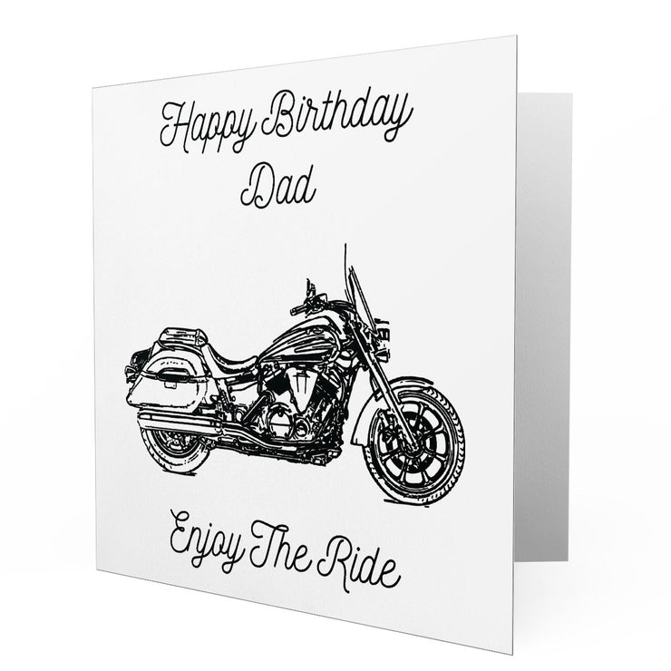 Jaxon Lee - Birthday Card for a Yamaha V-Star 950 Tourer 2017 Motorbike fan