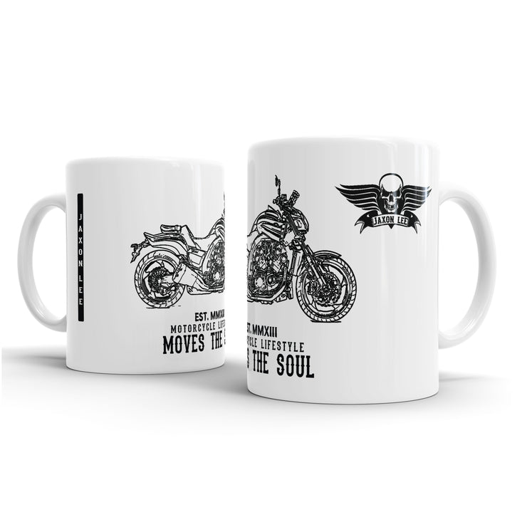 JL Illustration For A Yamaha VMAX 2015 Motorbike Fan – Gift Mug