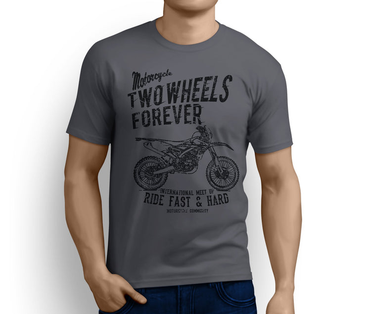 RH Illustration For A Yamaha WR450F Motorbike Fan T-shirt - Jaxon lee