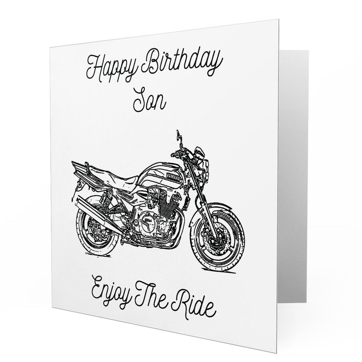 Jaxon Lee - Birthday Card for a Yamaha XJR1300 Motorbike fan