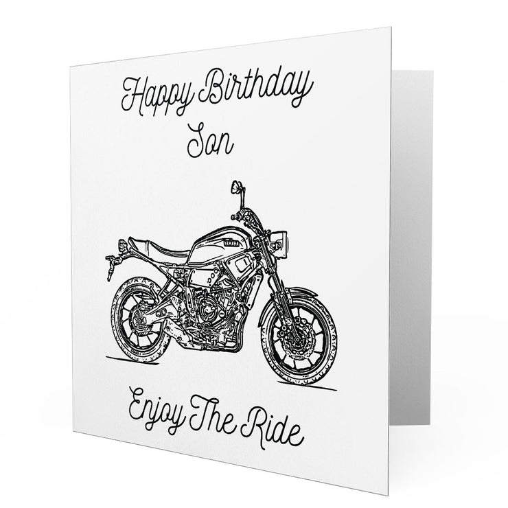 Jaxon Lee - Birthday Card for a Yamaha XSR700 Motorbike fan