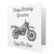 Jaxon Lee - Birthday Card for a Yamaha XT250 Motorbike fan