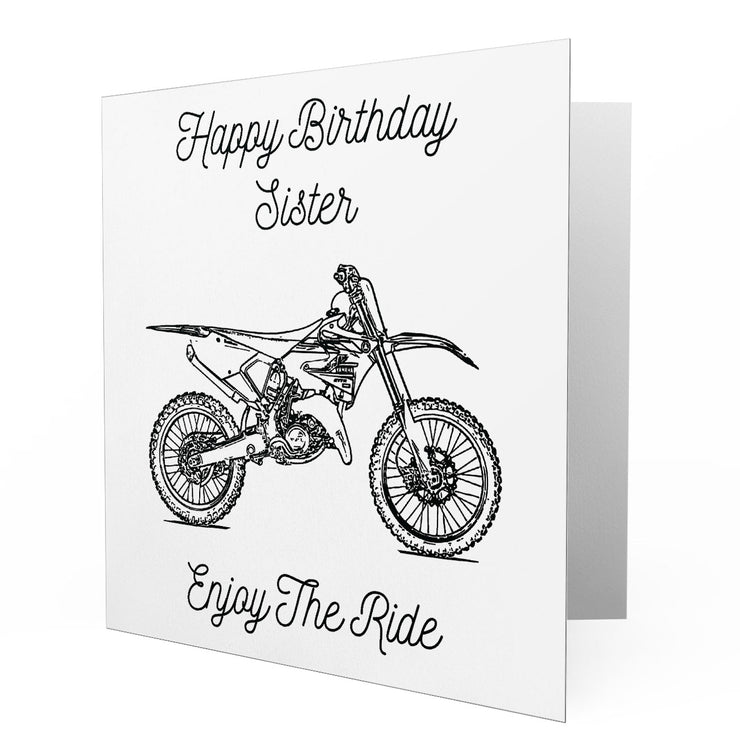 Jaxon Lee - Birthday Card for a Yamaha YZ125 2017 Motorbike fan