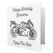 Jaxon Lee - Birthday Card for a Yamaha YZF-R1 2003 Motorbike fan