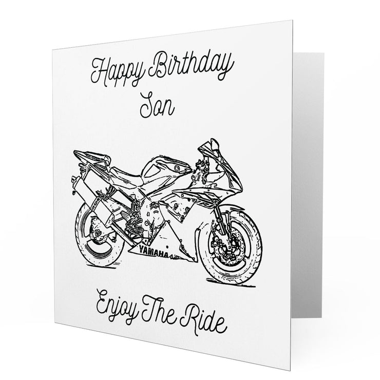 Jaxon Lee - Birthday Card for a Yamaha YZF-R1 2003 Motorbike fan