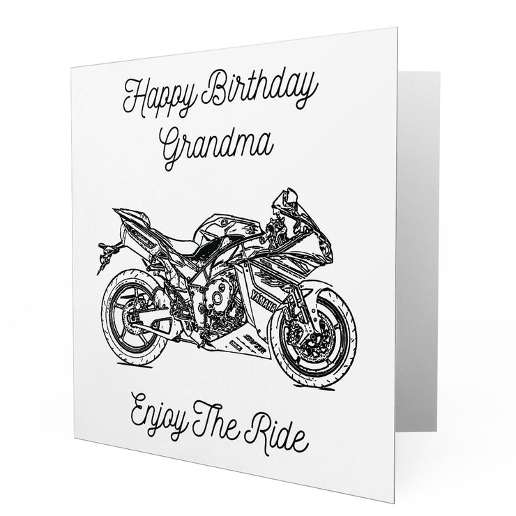 Jaxon Lee - Birthday Card for a Yamaha YZF-R1 2013 Motorbike fan