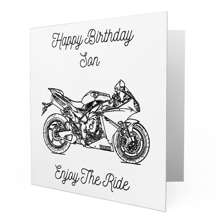Jaxon Lee - Birthday Card for a Yamaha YZF-R1 2014 Motorbike fan