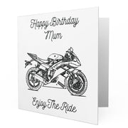 Jaxon Lee - Birthday Card for a Yamaha YZF-R6 WorldGP 50th Anniversary Edition 2012 Motorbike fan