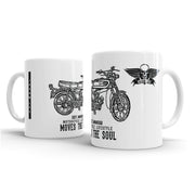 JL Illustration For A Yamaha FS1E 50 Motorbike Fan – Gift Mug