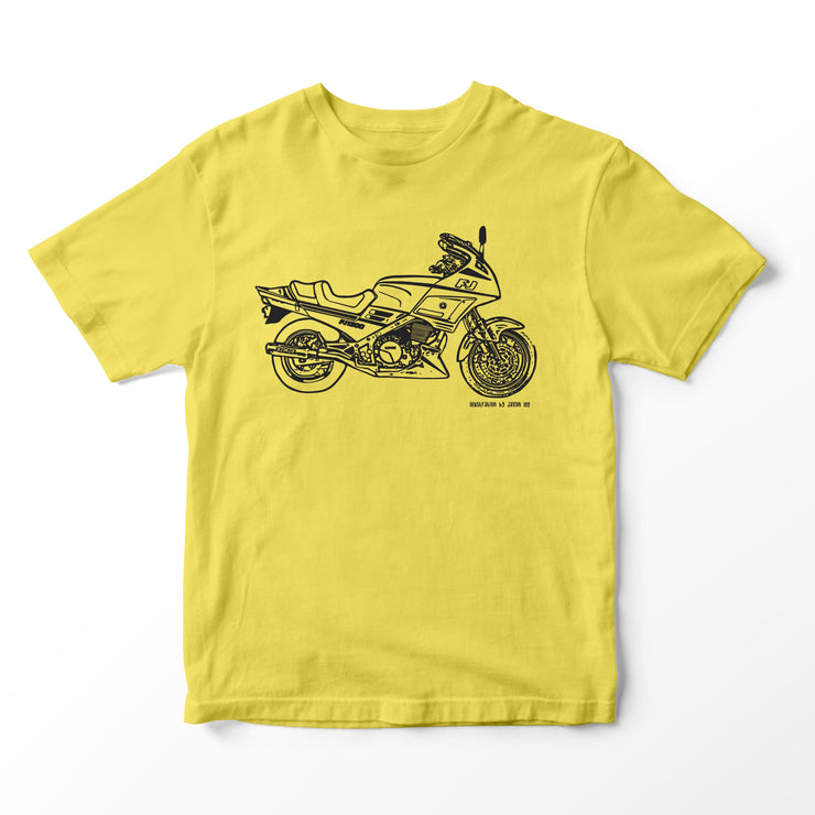 JL Illustration For A Yamaha FJ1200 3CV Motorbike Fan T-shirt