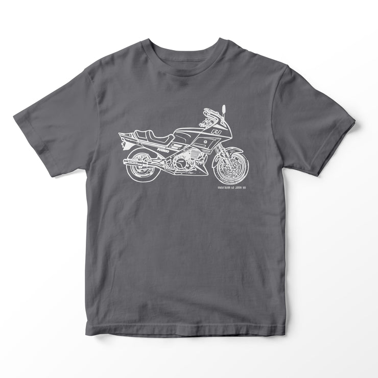 JL Illustration For A Yamaha FJ1200 3CV Motorbike Fan T-shirt