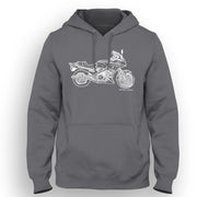 JL Illustration For A Yamaha FJ1200 3CV Motorbike Fan Hoodie