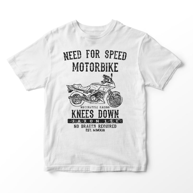 JL Speed Illustration for a Yamaha FJ1200 3CV Motorbike fan T-shirt