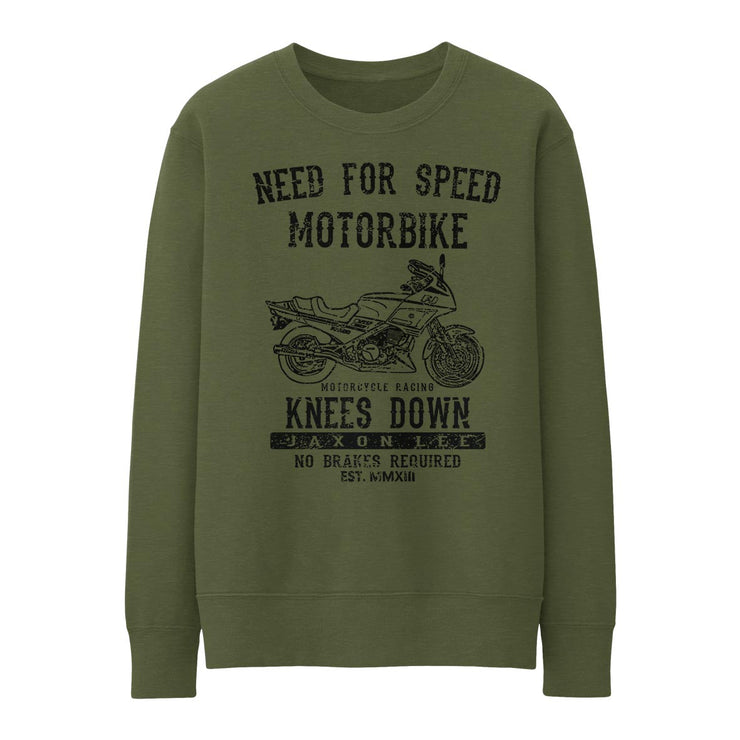 JL Speed Illustration for a Yamaha FJ1200 3CV Motorbike fan Jumper