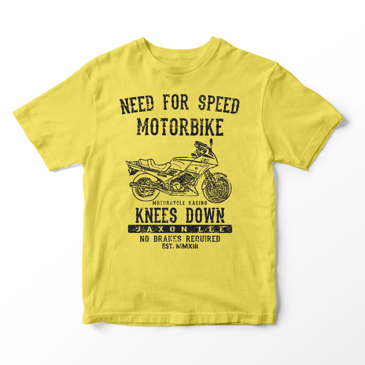 JL Speed Illustration for a Yamaha FJ1200 3CV Motorbike fan T-shirt