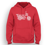 JL Illustration For A Yamaha FS1E 50 | 2.0 | Motorcar Fan Hoodie