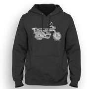 JL Illustration For A Yamaha FS1E 50 | 2.0 | Motorcar Fan Hoodie