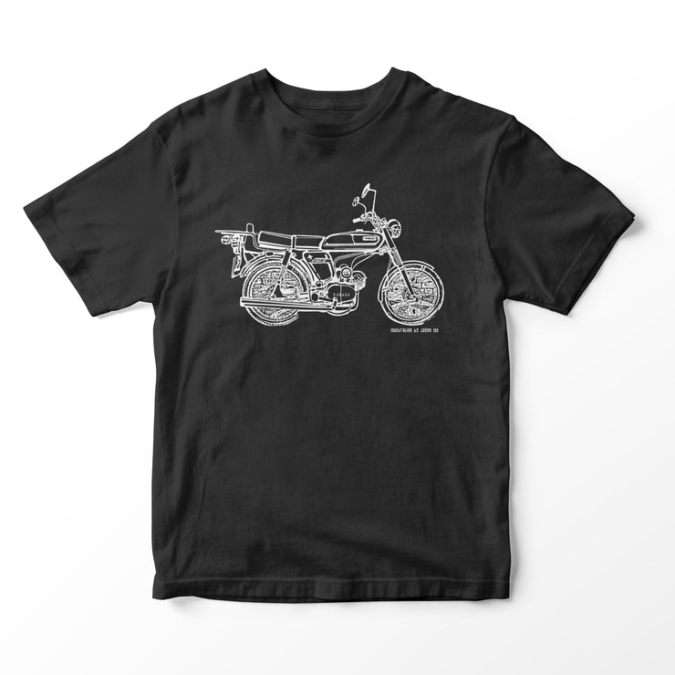 JL Illustration For A Yamaha FS1E 50 | 2.0 | Motorbike Fan T-shirt