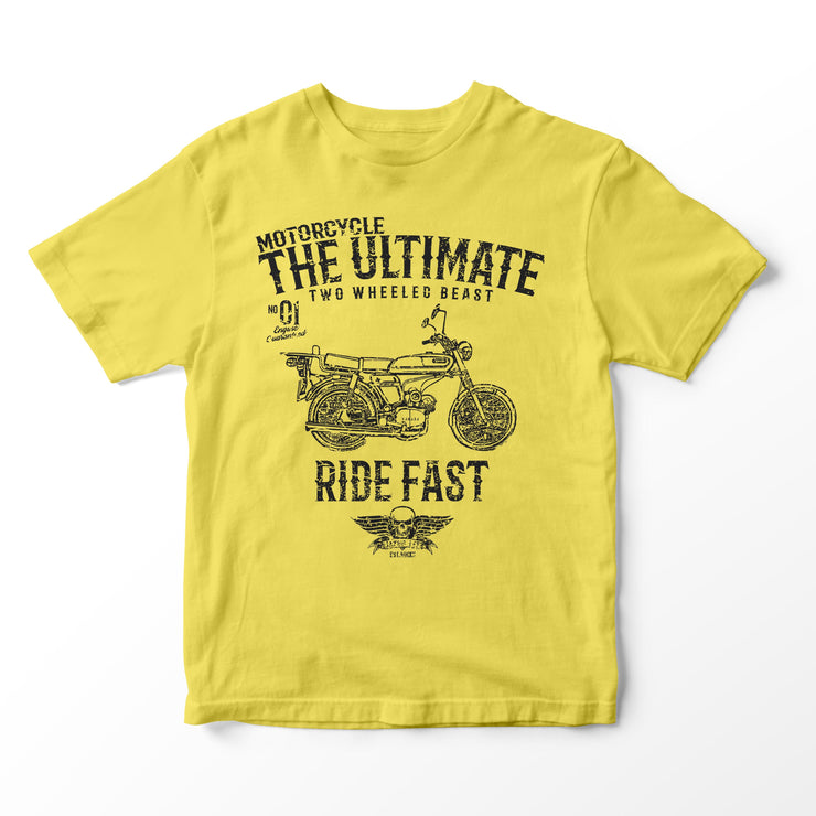 JL Ultimate Illustration for a Yamaha FS1E 50 | 2.0 | Motorbike fan T-shirt