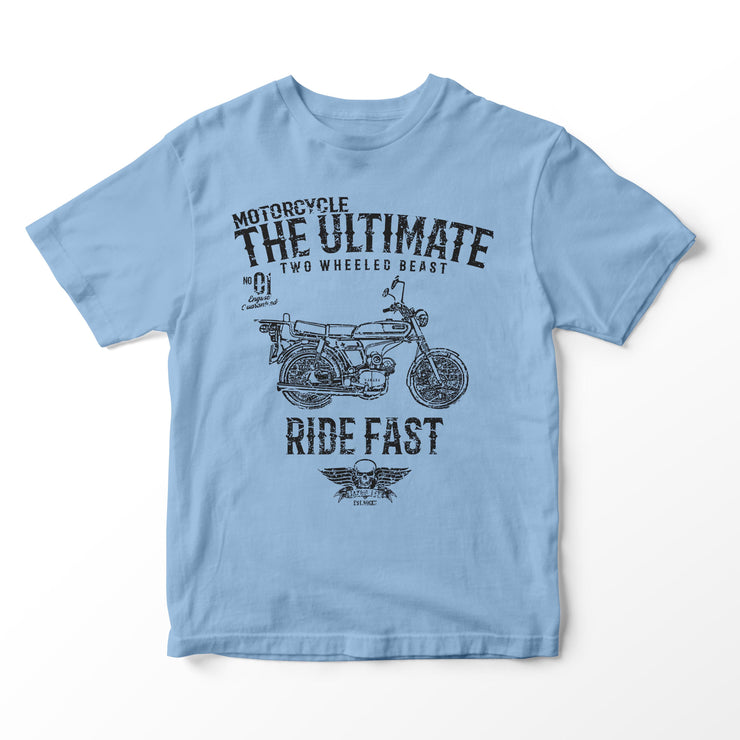 JL Ultimate Illustration for a Yamaha FS1E 50 | 2.0 | Motorbike fan T-shirt