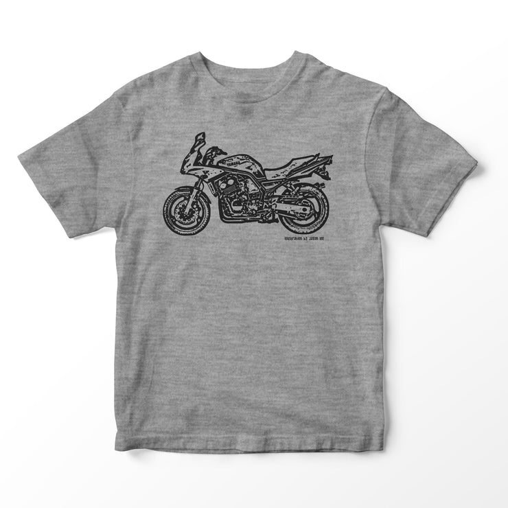 JL Illustration For A Yamaha FZS 600 Fazer Motorbike Fan T-shirt