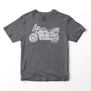 JL Illustration For A Yamaha FZS 600 Fazer Motorbike Fan T-shirt