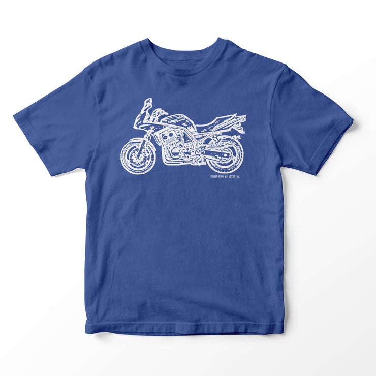 JL Illustration For A Yamaha FZS 600 Fazer Motorbike Fan T-shirt